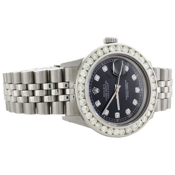 Men's Rolex 36mm Diamond Watch! Sale! Mint! - Picture 4 of 9